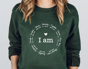 I'am Inspiration Sweatshirt, I'am Enough Sweatshirt, You Are Inspiration Sweatshirt, Motivational Sweatshirt, Positive Quotes Sweatshirt