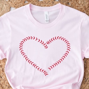 Baseball Heart Shirts, Baseball Lover Shirt, Baseball Mom Shirt, Baseball Life Gift Shirt, Softball Mom Gift Shirt, Baseball Game Day Shirts