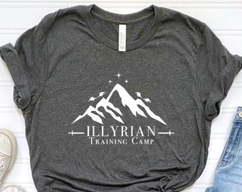 Illyrian Training Camp Shirt, Night Court Shirt, Illyrians Acotar Shirt, Camping Shirt, Gift for Reader Tee, Bookish Shirt,Illyrian Mama Tee