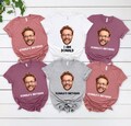 Custom Face Birthday Shirt, Funny Birthday Matching Shirt, Face Shirt, Custom Photo Shirt, Birthday Photo Shirt, Birthday Party Group Shirt