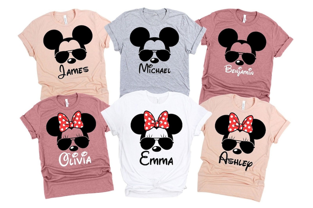 Disney Matching Shirts, Disney Family Shirts, Disney Trip Shirt, Custom ...