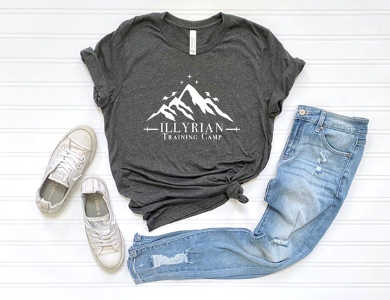 Illyrian Training Camp Shirt, Night Court Shirt, Illyrians Acotar Shirt, Camping Shirt, Gift for Reader Tee, Bookish Shirt,Illyrian Mama Tee