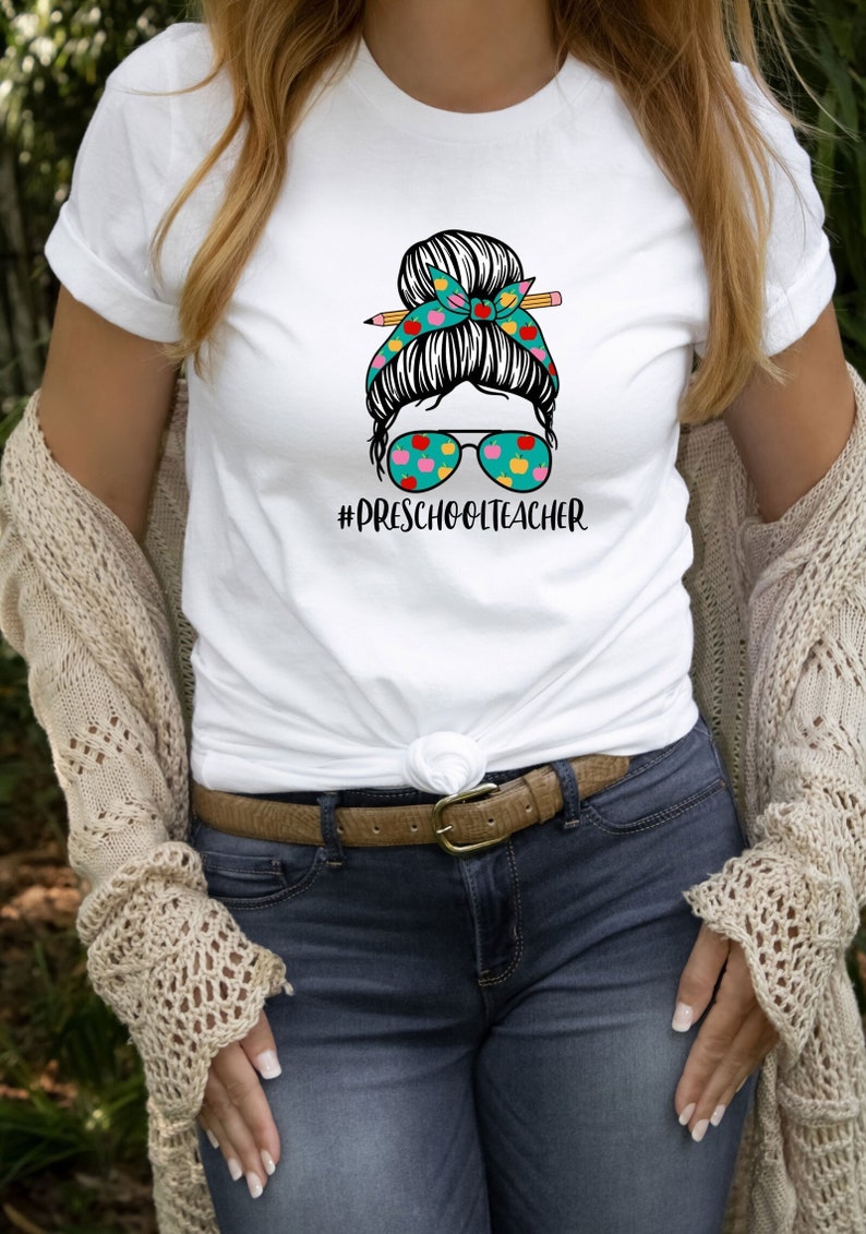 Preschool Teacher Shirt, Back to School Tee, Teacher Life Tshirt