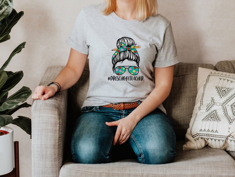 Preschool Teacher Shirt, Back to School Tee, Teacher Life Tshirt