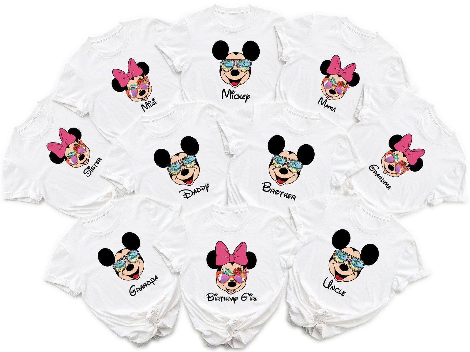 Mommy and Son Mickey and Minnie Mouse Shirts