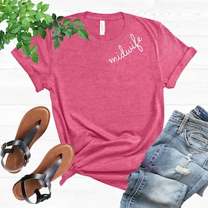 Midwife Shirt, Doula Shirt, Best Midwife Ever Shirt, Gift For Midwife, World's Best Midwife Tee, Midwife Student Shirt, Midwife Appreciation afbeelding 2