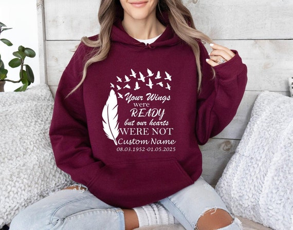 In Loving Memory Custom Memorial Hoodies Memorial Hoodie