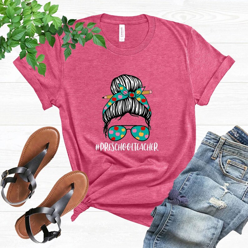 Preschool Teacher Shirt, Back to School Tee, Teacher Life Tshirt