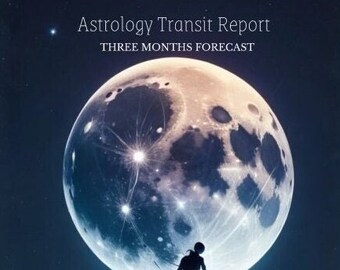 3 Month Astrology Forecast | Personalized Transit Report | 30+ Pages | What's Coming in Your Chart | PDF Digital Download
