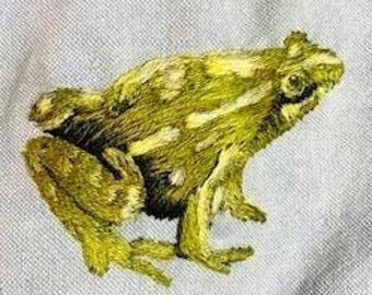 Padrão de bordado de sapo venenoso. Padrão 5". DOWNLOAD EM PDF DIGITAL.