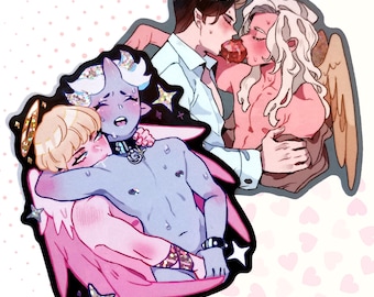 Oni / Demon / Angel / gay / decal / lgbt/ boys love / Mature Content / gay couple / vampire / yaoi