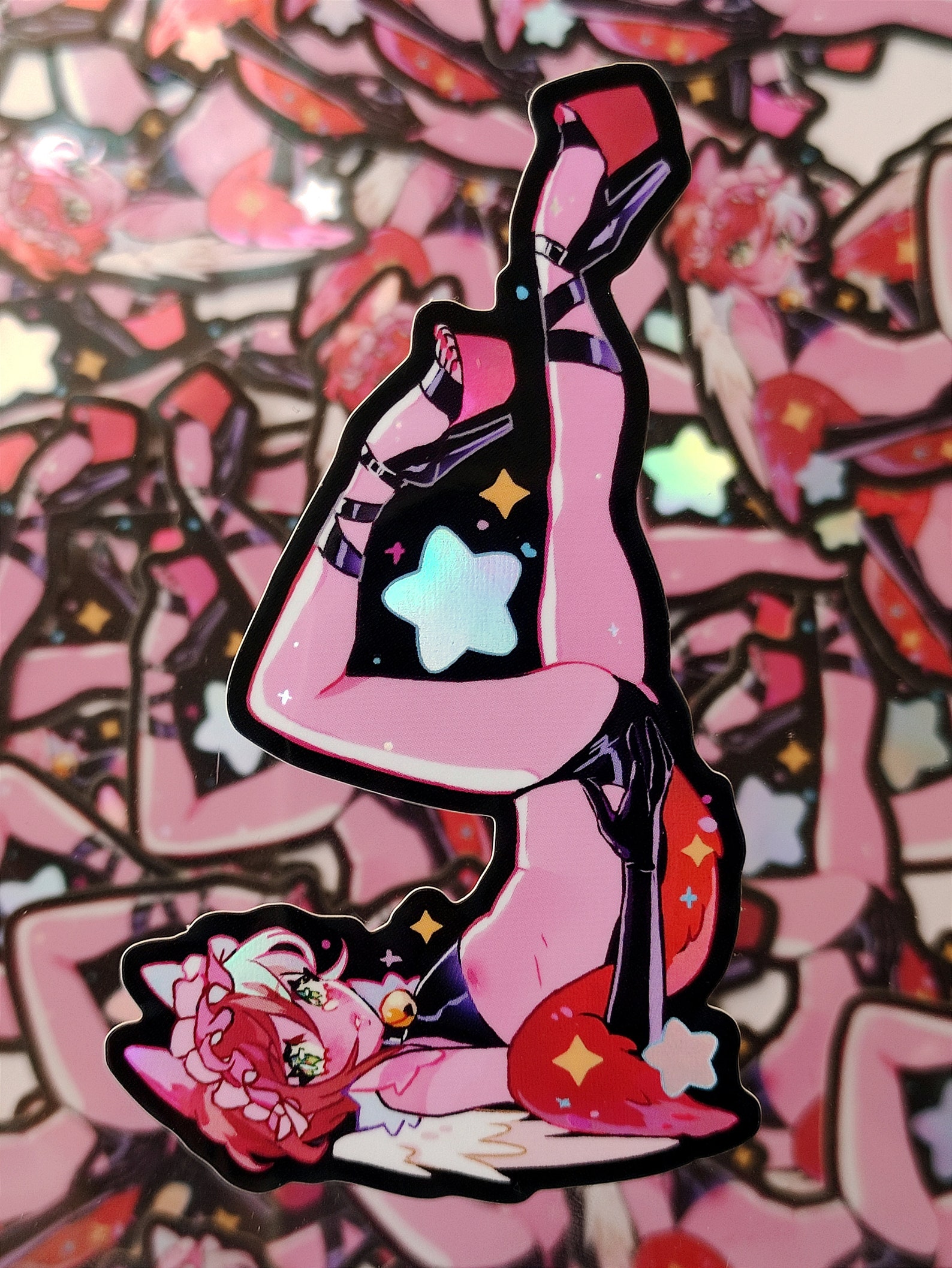 Bad Bishes /shibari /demon /catboy/ Nsfw Sexy Lingerie/ Vinyl | Etsy UK