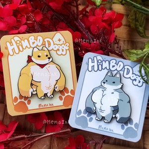 Himbo Dogges / hard enamel pin / shiba / wolf / dog / accessories / cute animals