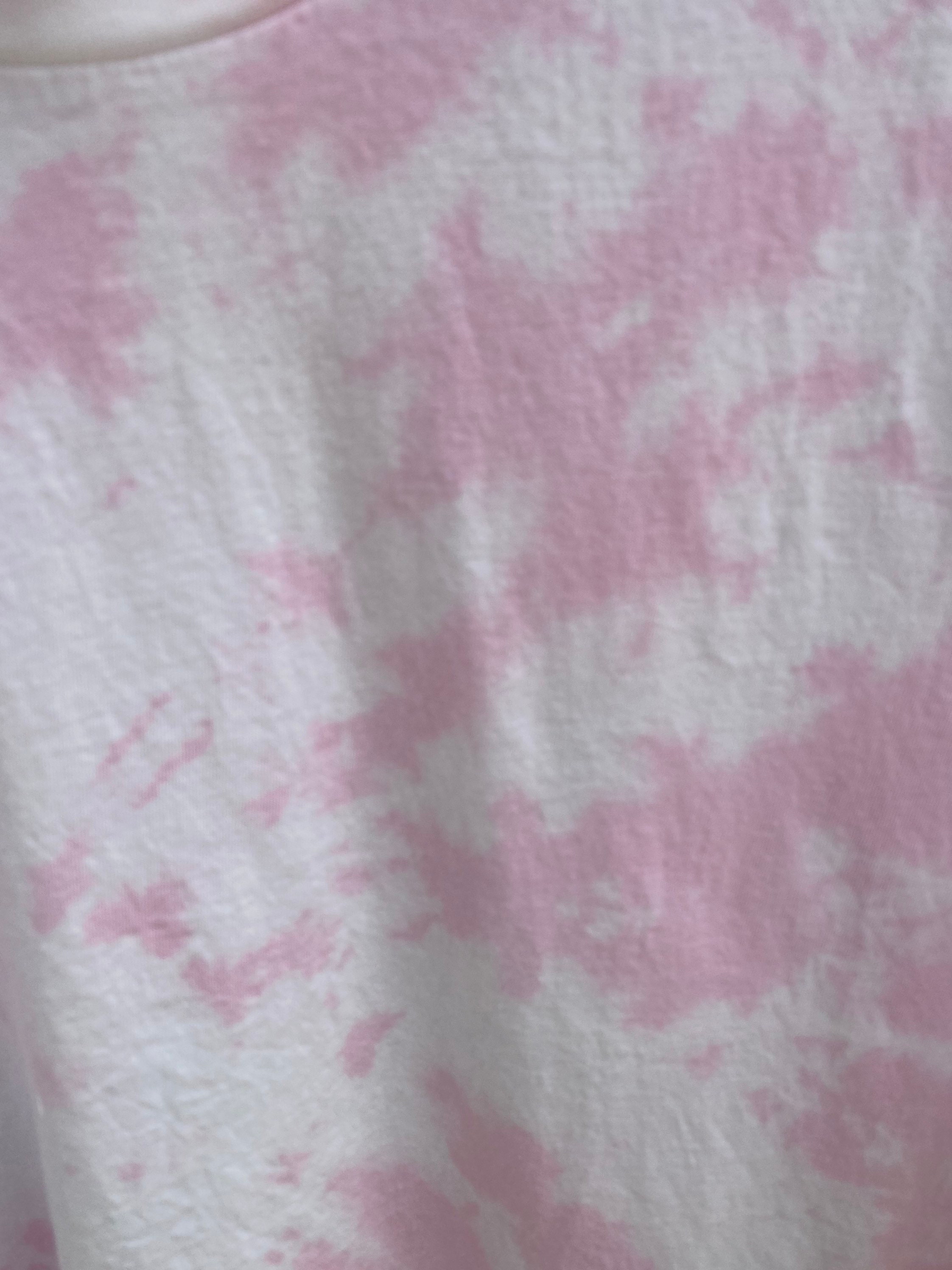 Baby Pink Tie Dye T-shirt - Etsy