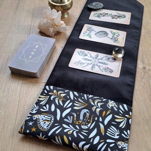 Pochette nomade tarot, cartes, oracle en velours