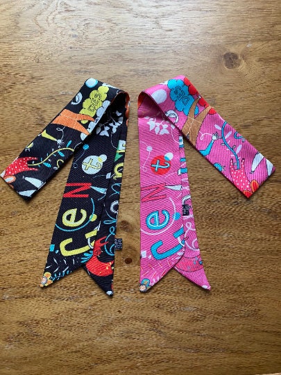 Cartoons Muster Schal Langer dünner Schal Haarschal Schal | Etsy