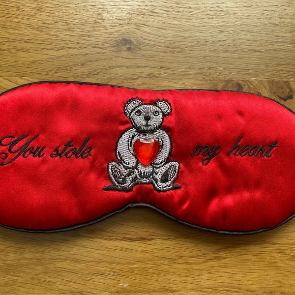 Heart Sleep Mask Etsy