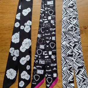 Blumen, Hut, Schuh, Tasche, Streifen Kurz Schal, Blätter, Vogel & Blume Muster Schal, Haarschal, Taschenschal