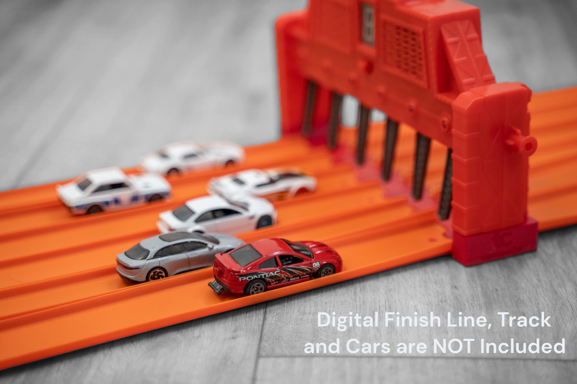 Super 6 Lane Raceway Finish Line Extender Only |hot Wheels