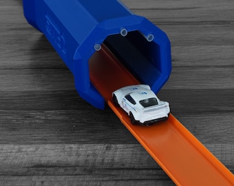 Pista luminosa: compatible con Hot Wheels, plástico PLA, fabricado en EE. UU.