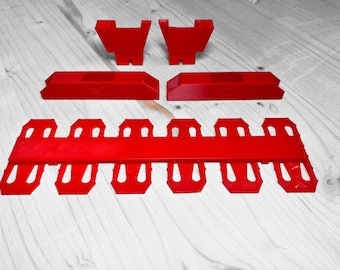 6 Lane Raceway Extension Kit: Hot Wheels & Matchbox Compatible