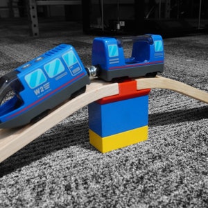 Wooden Train to Duplo Connector