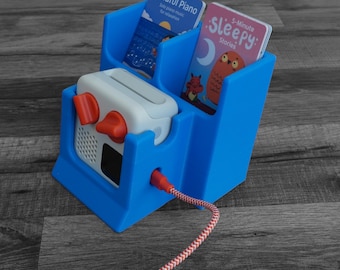 Soporte y tarjetero Yoto Mini: organizador impreso en 3D, con capacidad para más de 20 tarjetas, fácil de cargar, ecológico, ideal para guardar reproductores de audio infantiles.