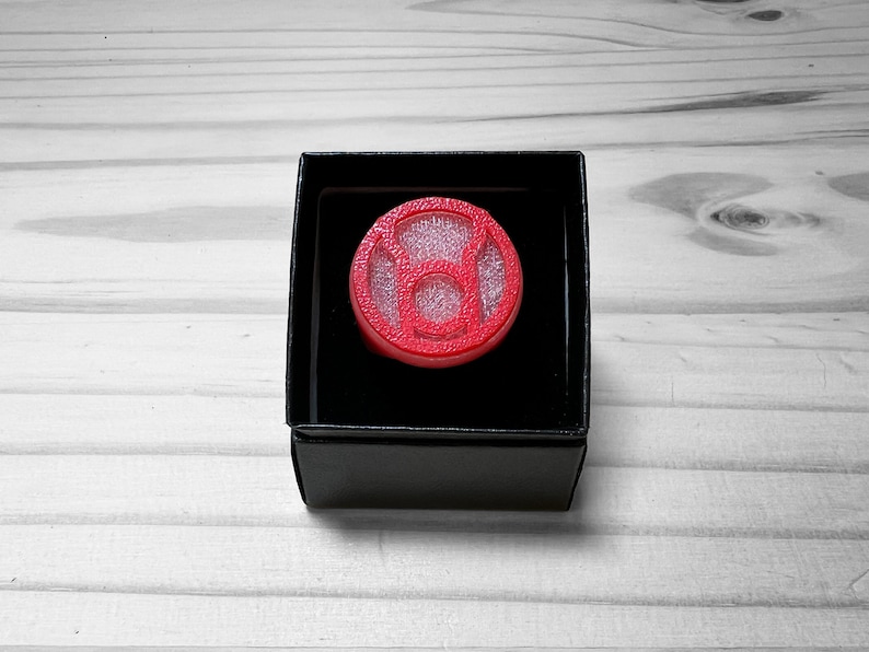 Red Power Ring Glow in the Dark Ring image 7