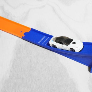 Toy Car Track Jump Ramp: Hot Wheels & Matchbox Compatible
