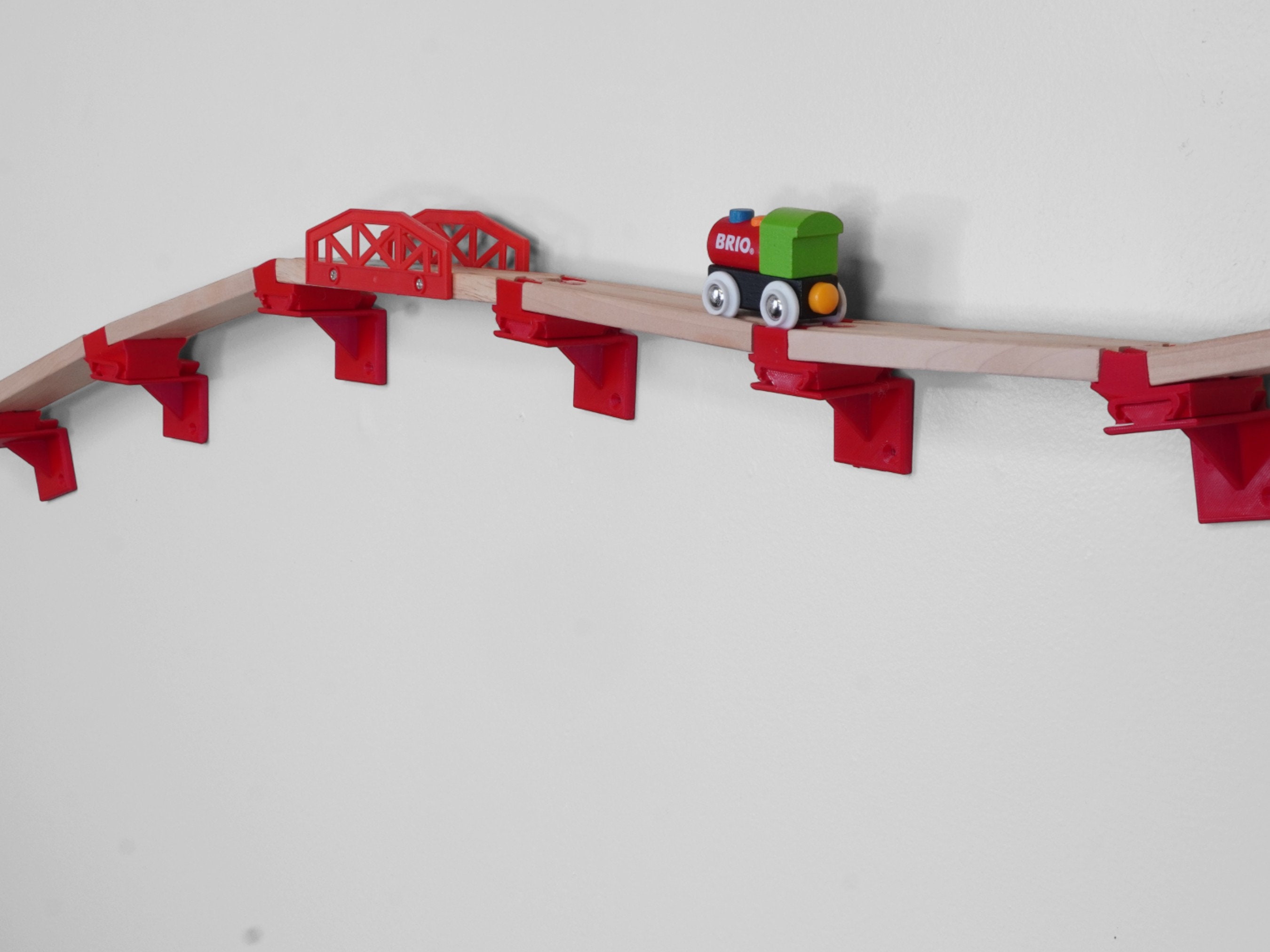 Briocks® - Cruce de 8 vías para tren de madera, compatible con BRIO, Thomas, Lillabo, IKEA, Melissa & Doug, Oxybul, Playtive y muchos otros