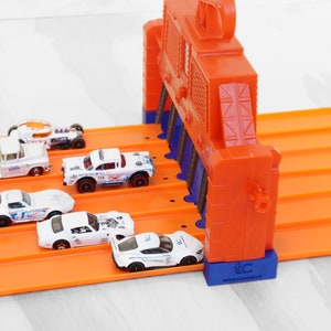 Super 6 Lane Raceway Finish line Extender |Hot Wheels Super 6 Raceway Extension | Compatible with Hot Wheels and Matchbox Cars and Track