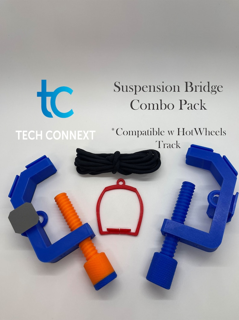 Hot Wheels Compatible Suspension Bridge Etsy