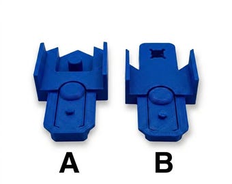 Snelkoppeling naar klassieke baanconnector | Hot Wheel-compatibel | Speed-Snap-naar-klassiek trackadapter | 3D-geprint baanaccessoire