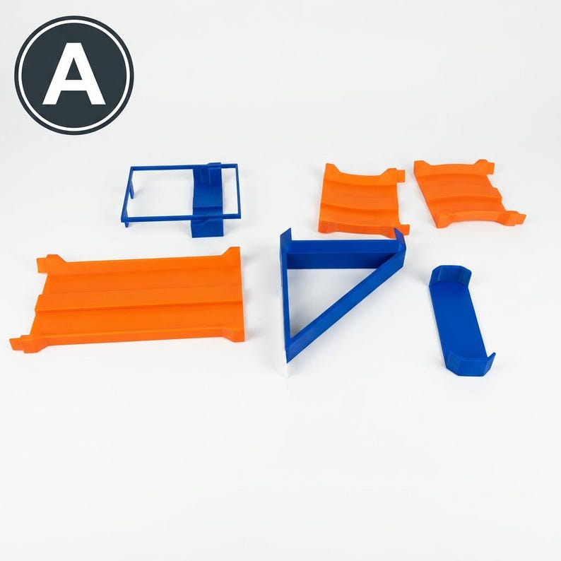 Pista de Monster Trucks para montaje en pared / Compatible con Hot Wheels y Monster Jam / Decoración para habitaciones infantiles A