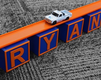 Personalized Letter Bridge | Hot Wheels Compatible Letter Bridge