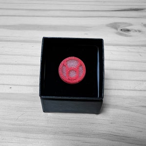 Red Power Ring Glow in the Dark Ring image 1