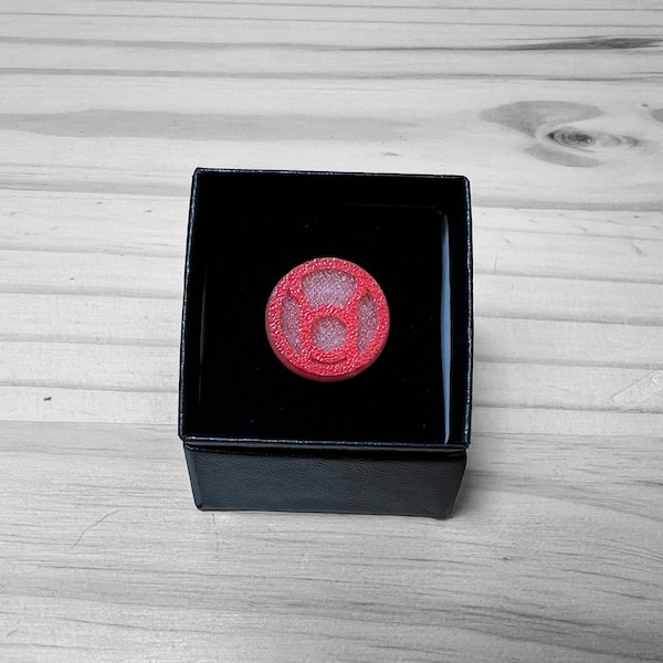 Red Power Ring | Glow in the Dark Ring