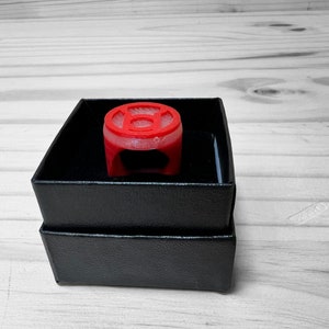 Red Power Ring Glow in the Dark Ring image 2