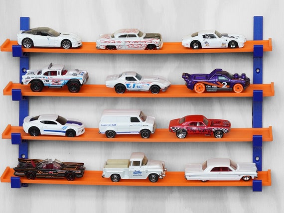Custom Toy Car Display Storage Shelf Lightweight Car Display Rack  Compatible With Hot Wheels and Matchbox Cars and Track 
