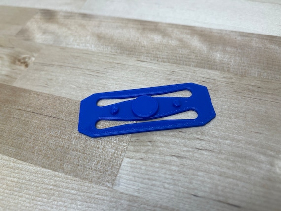 Track Connectors Compatible Wth Hot Wheels Track (Set Of 20) (Blue)