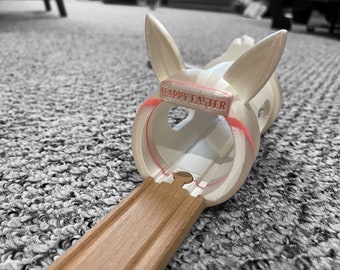 Limited Edition Easter Bunny Themed Wooden Train Tunnel