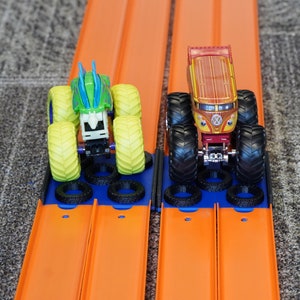 1/64 Scale Monster Truck Tire Crush: Hot Wheels Compatible Obstacle