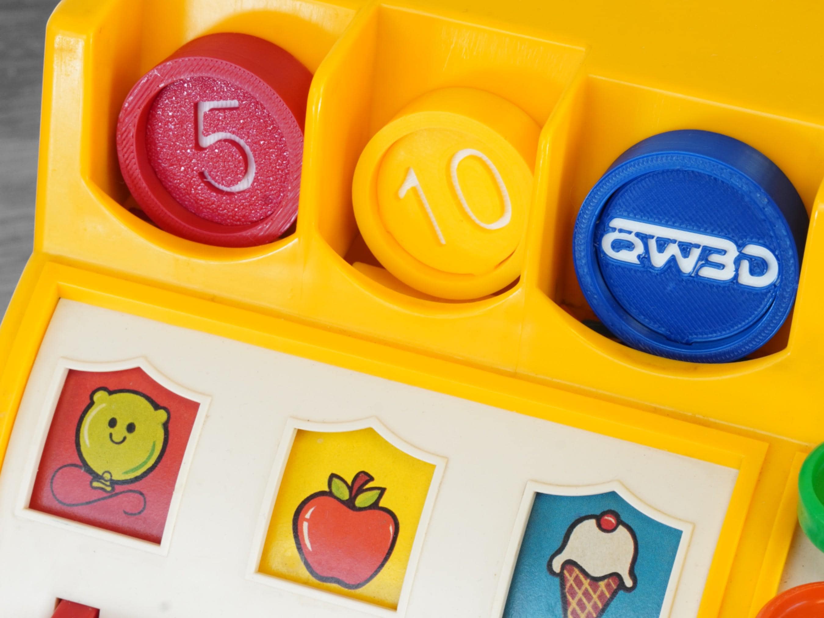 Eco-Friendly Replacement Coins for Fisher Price Cash Register- Vintage & New Variations