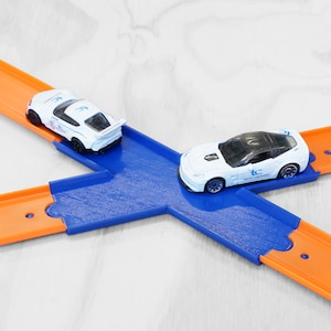 Super 6 Lane Raceway Finish Line Extender hot Wheels Super 6 Raceway  Extension Compatible With Hot Wheels and Matchbox Cars and Track 