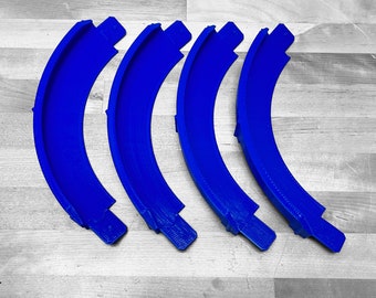 Combo Pack (4) 90 Deg Banked Turn | Hot Wheels Compatible Turn