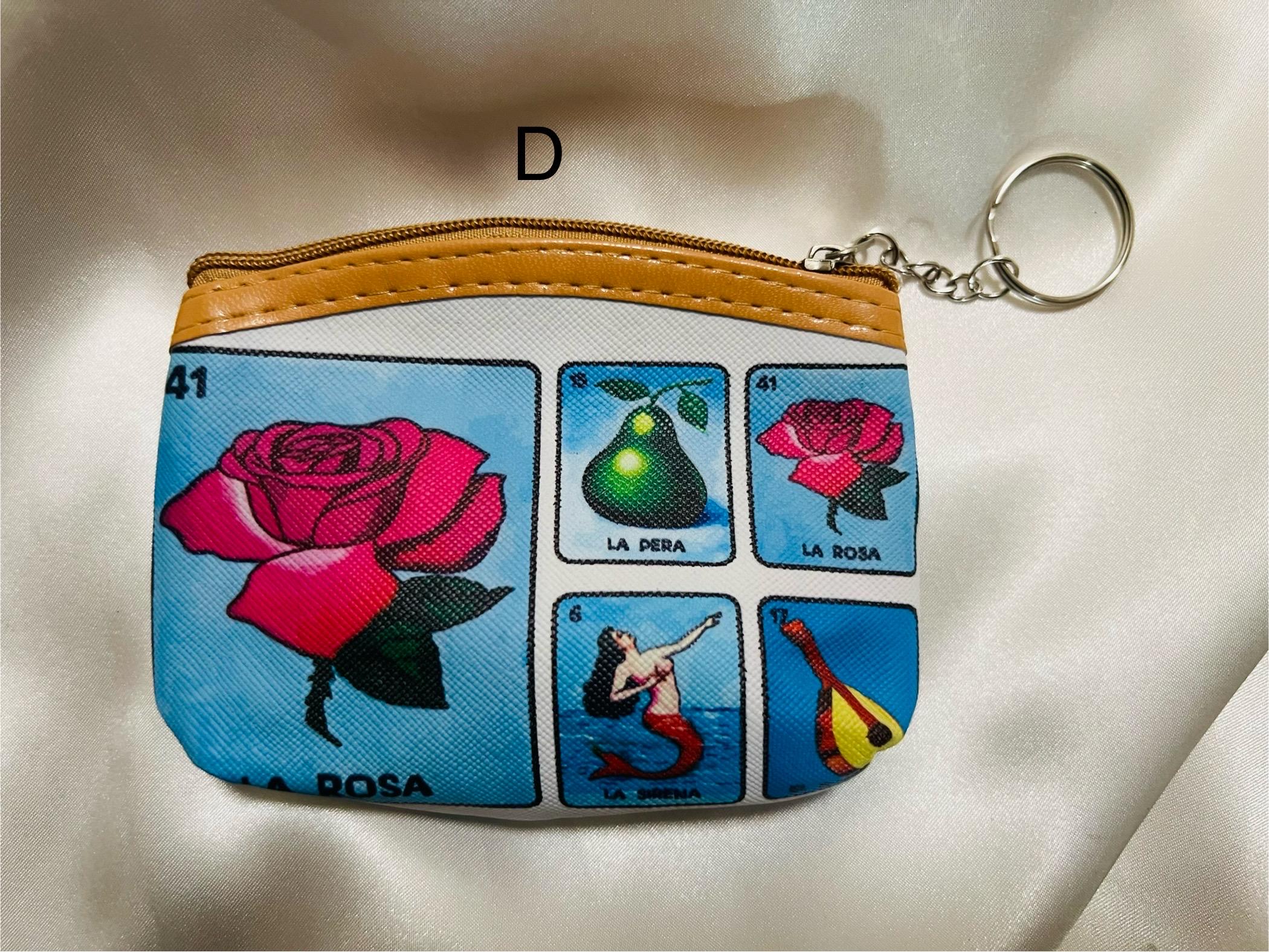 Loteria Coin Purse Keychain, Mexican Bingo, Different Styles ...