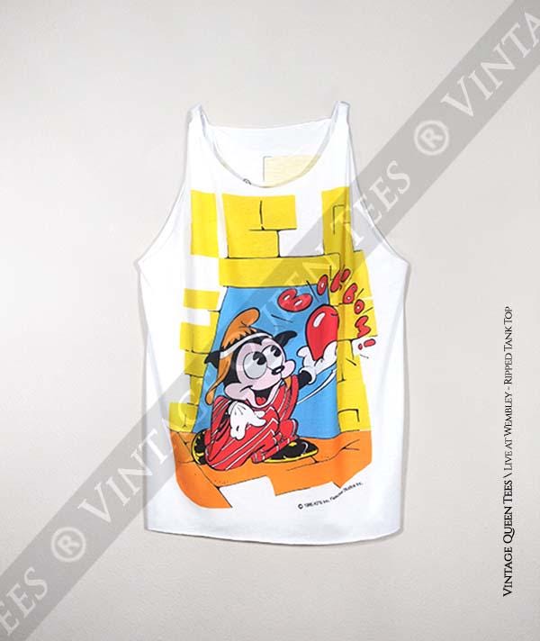 Queenコレクション★BRAVAD★FREDDIE MERCURY LIVE WEMBLEY TEE Maglietta Freddie Mercury Queen Betty Boop Live at Wembley