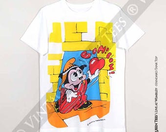 Camiseta de Freddie Mercury y Queen con Betty Boop en directo en Wembley en 1986.