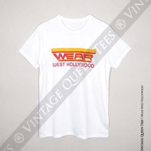 Freddie Mercury T-shirt Queen Wear West Hollywood