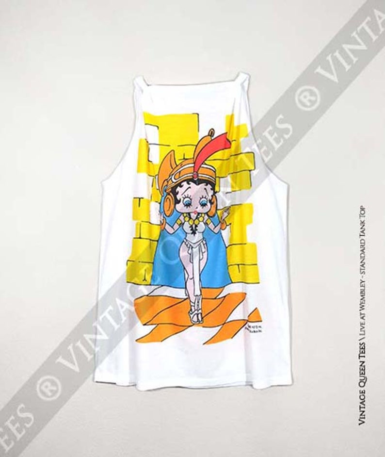 Canotta Freddie Mercury Regina Betty Boop Vivez à Wembley 86 STANDARD